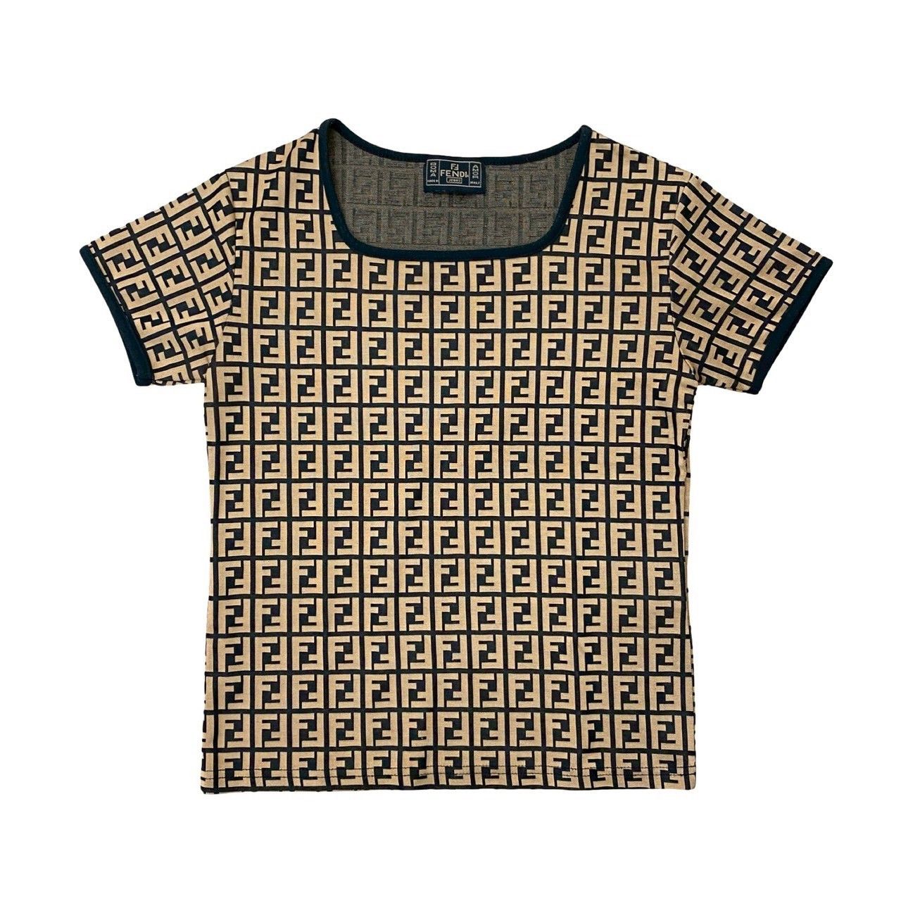 Fendi Fendi Fendi Zucca Polyester Spandex Top Textile Tops DUTY FREE for USA Size ONE SIZE - 1 Thumbnail