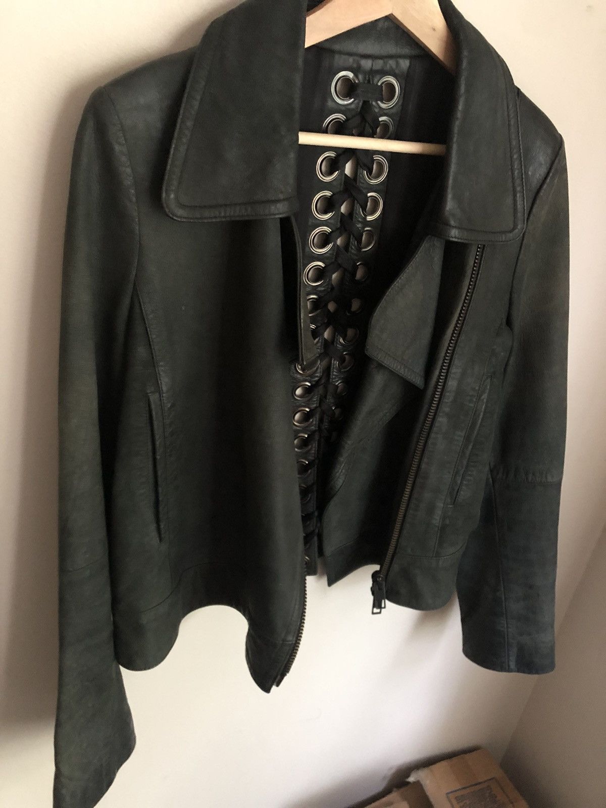 Other Very Rare Heavy Duty Lace Up Motorcycle Jacket Size M / US 6-8 / IT 42-44 - 25 Thumbnail