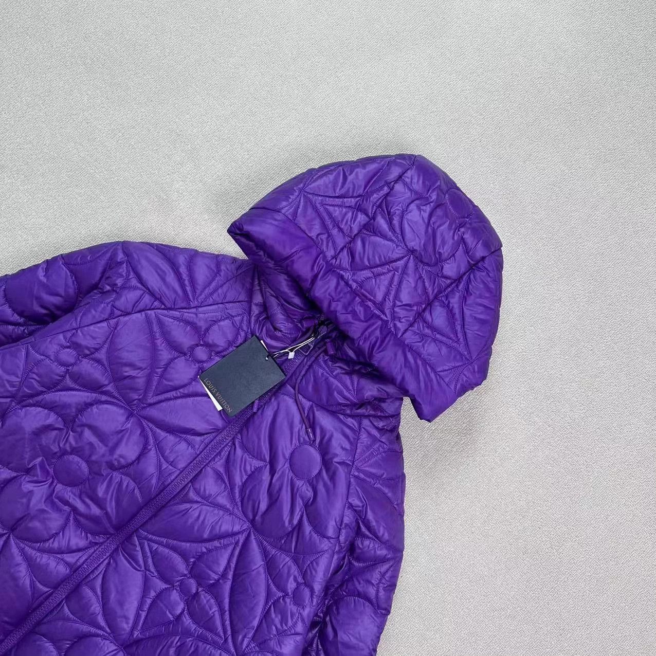 Louis Vuitton Louis Vuitton Purple Monogram Cotton Jkt EU 50 Size US M / EU 48-50 / 2 - 3 Thumbnail