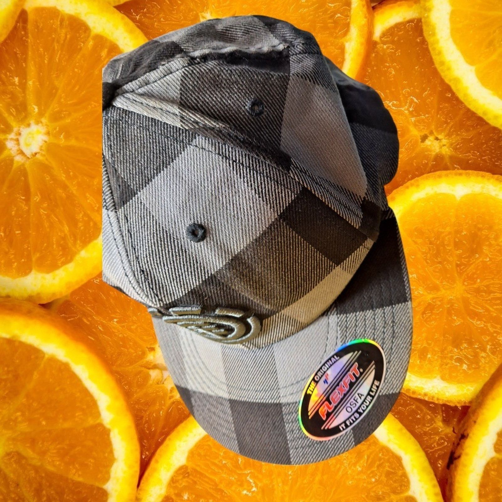 Element Element Flexfit Hat Plaid OSFA Baseball Cap Skateboarder Size ONE SIZE - 4 Thumbnail
