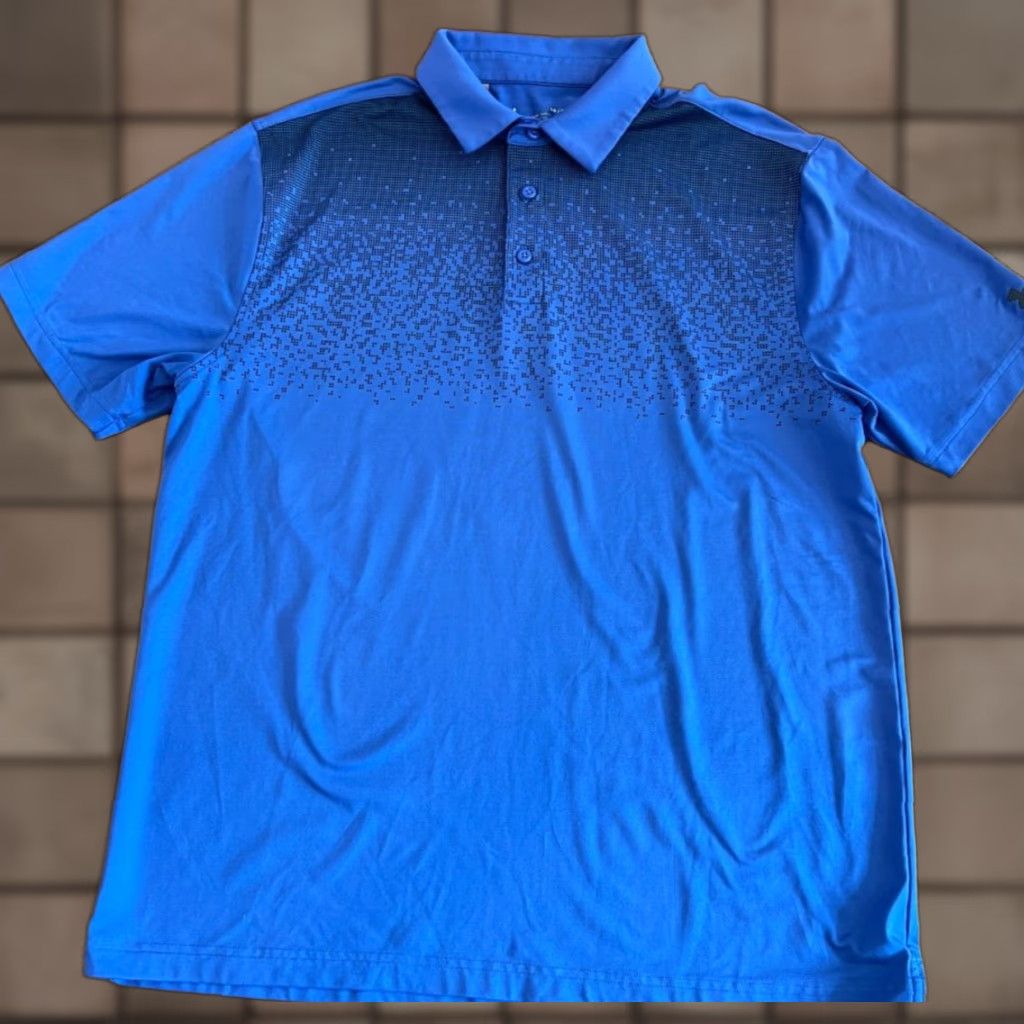 Under Armour Under Armour Tech Polo Shirt Men’s Large Blue Short Sleeve Relaxed Fit Logo Solid Polo Shirt 29in Chest 44in HeatGear Size US L / EU 52-54 / 3 - 1 Thumbnail