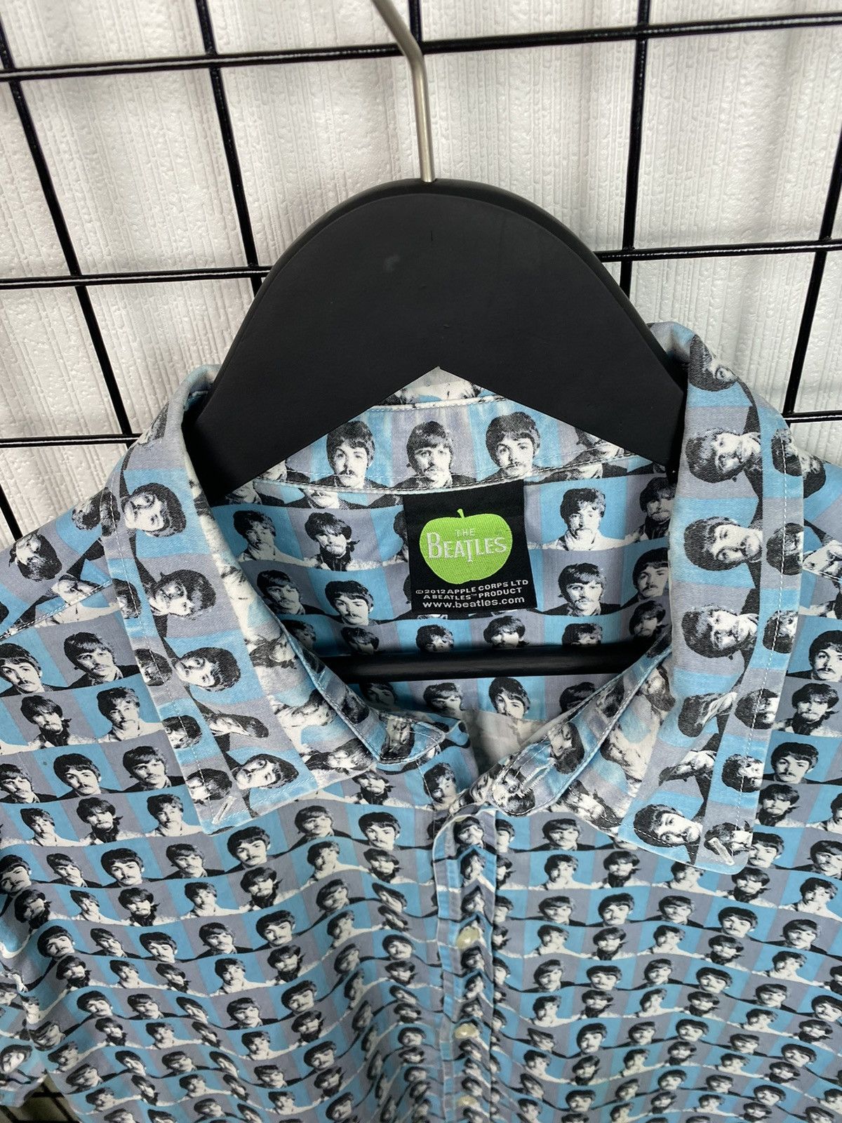 Band Tees The Beatles monogram faces shirt All over print Men oversize Size US XXL / EU 58 / 5 - 11 Thumbnail
