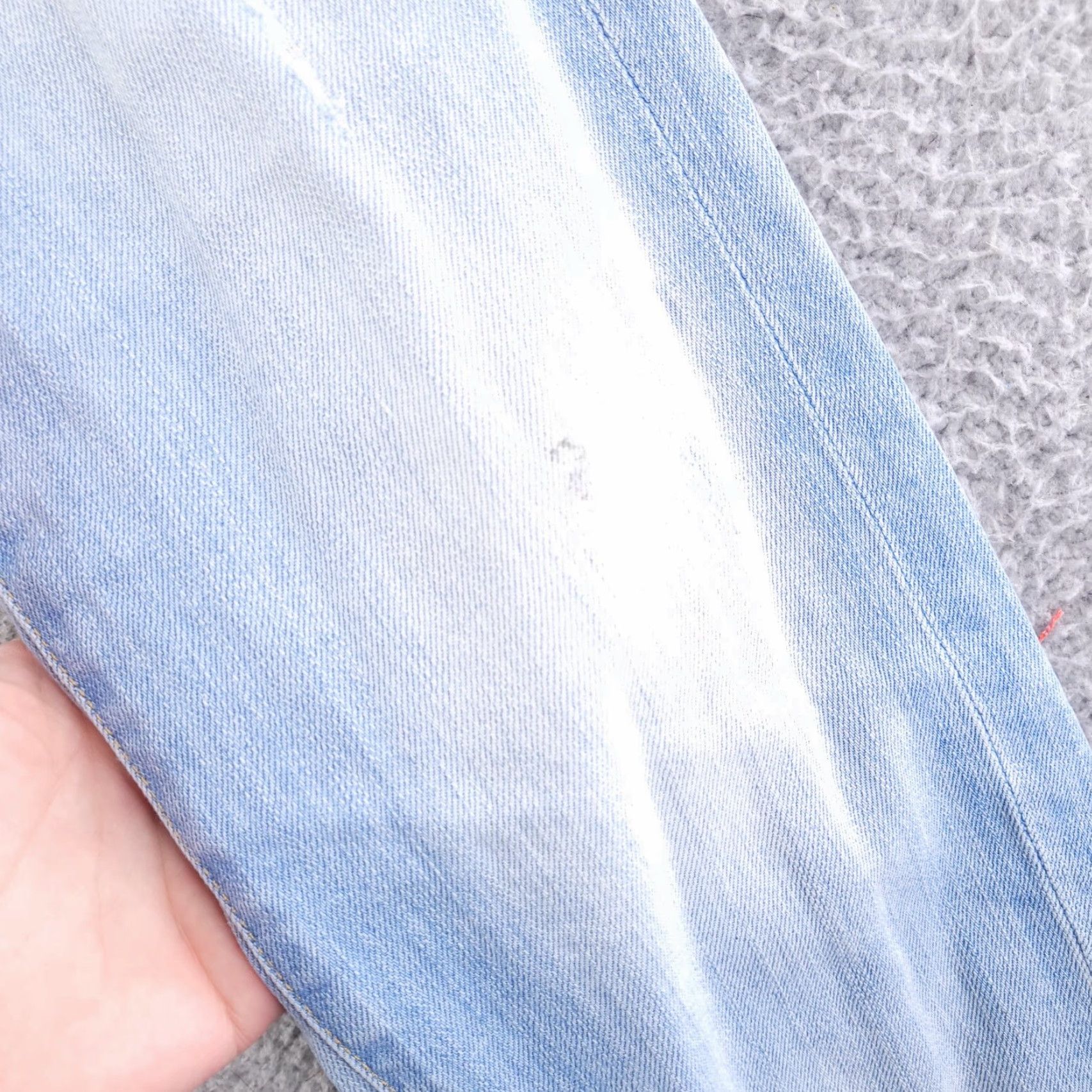 American Eagle Outfitters American Eagle Jeans Mens 29x31 Blue Distressed Skinny Light Wash Size US 29 - 3 Thumbnail