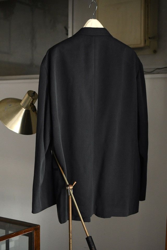 A.PRESSE A.PRESSE / Washed Silk Jacket (Charcoal) Size US XL / EU 56 / 4 - 8 Thumbnail