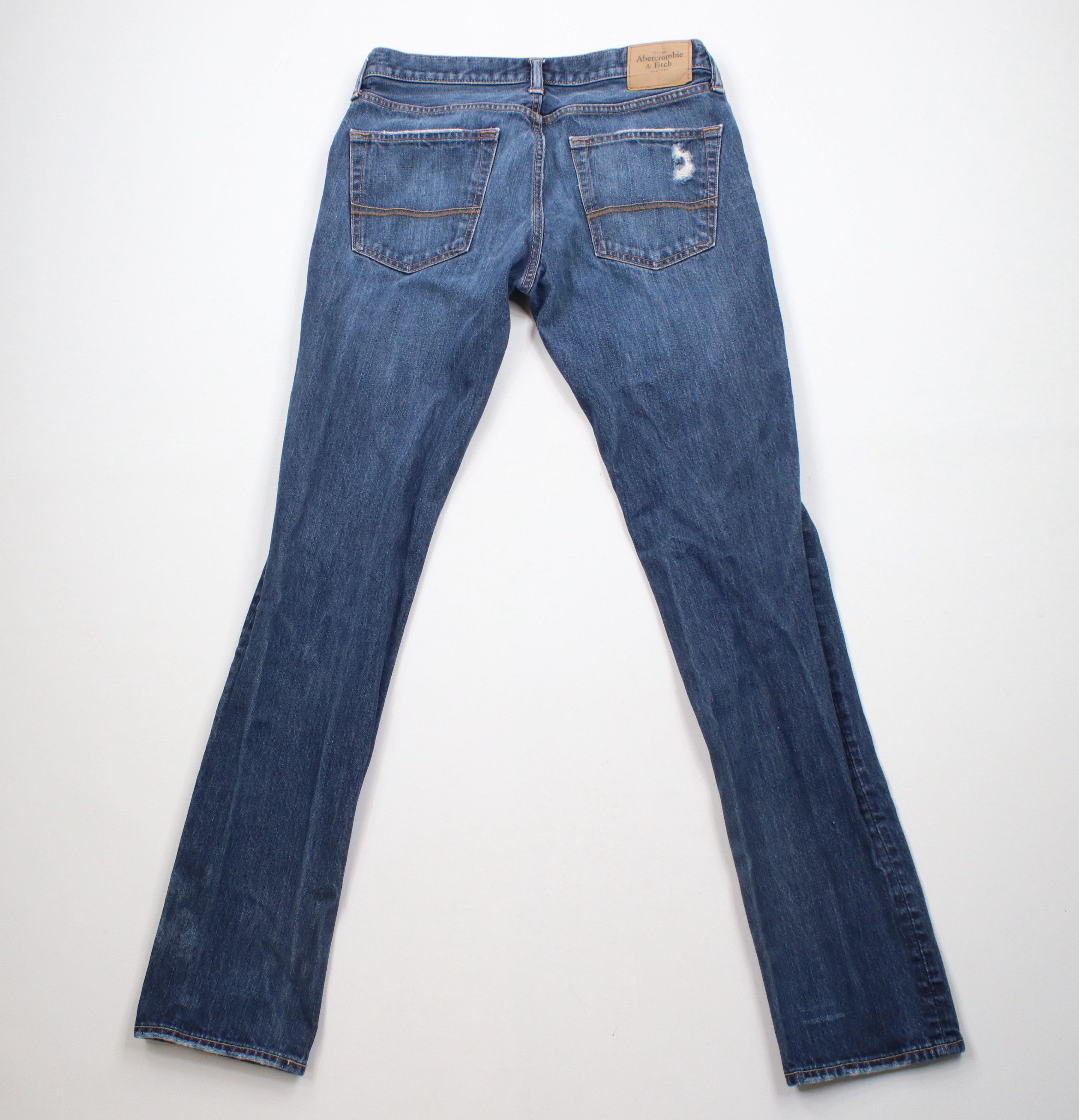 Abercrombie & Fitch × Vintage Vintage Y2K Abercrombie & Fitch Fly Skinny Leg Denim Jeans Size US 32 / EU 48 - 10 Thumbnail