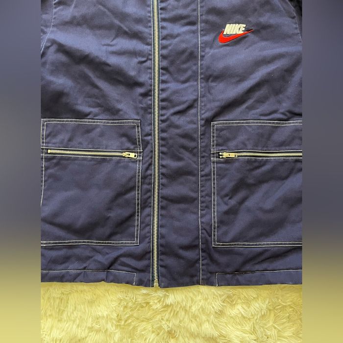Supreme NWOT Supreme Nike Double Zip Quilted Work Jacket Navy XL