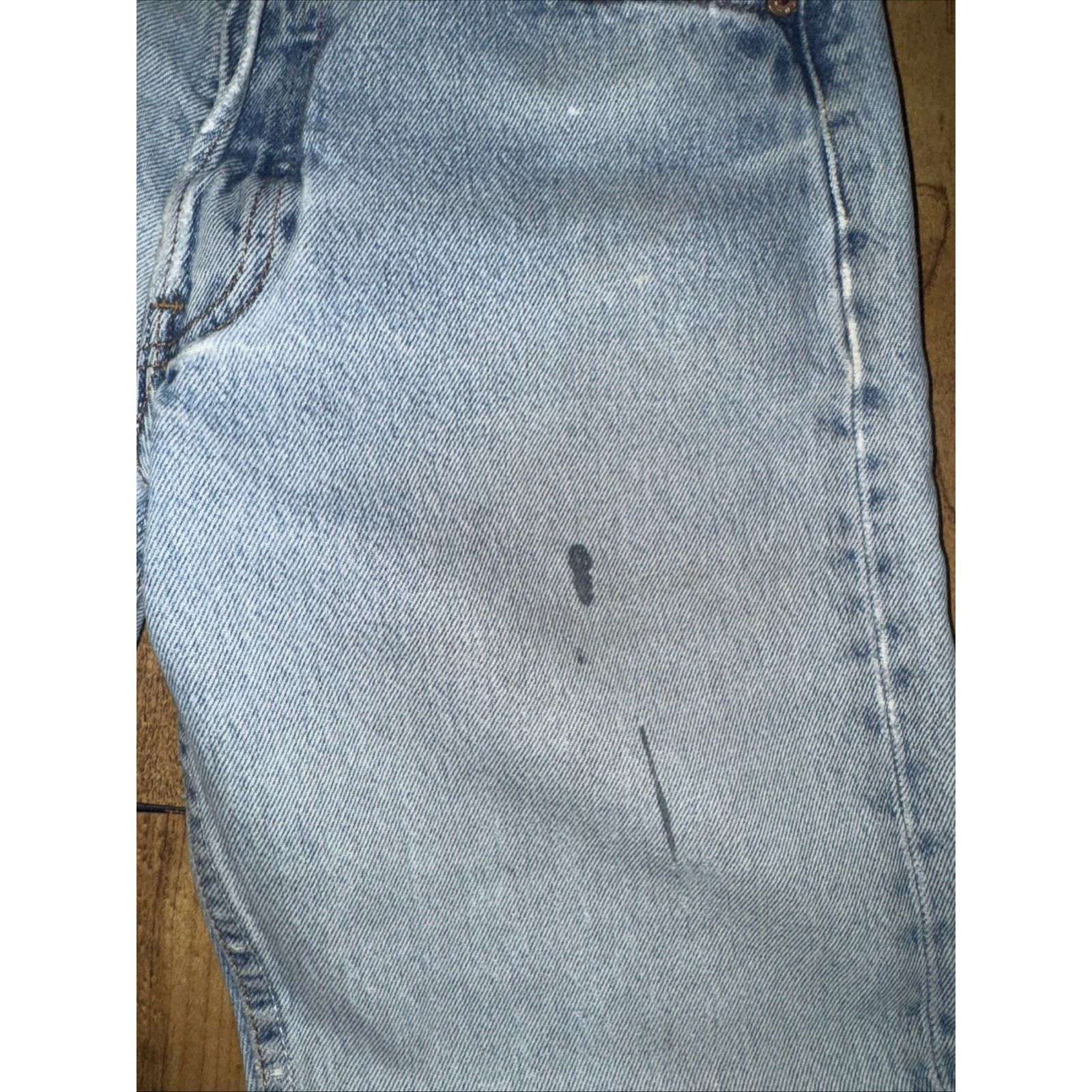 Levi's × Vintage Levi’s 501 26x32 Distressed Light Wash Jeans Embroidery Y2K Size US 26 / EU 42 - 9 Thumbnail