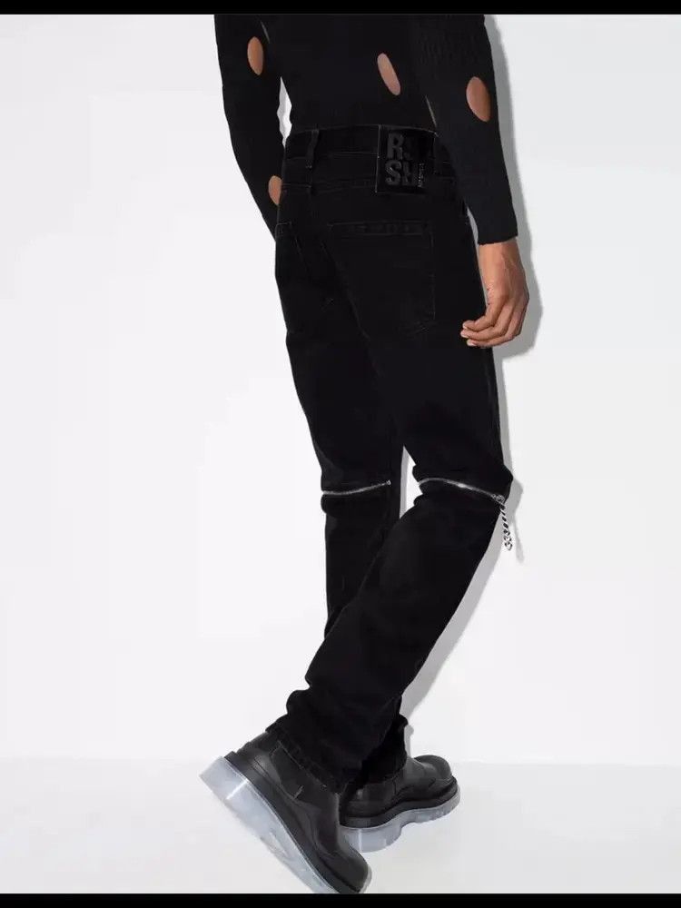 Raf Simons Raf Simons Knee Zip Detailed Denim-2507 Size US 29 - 9 Thumbnail