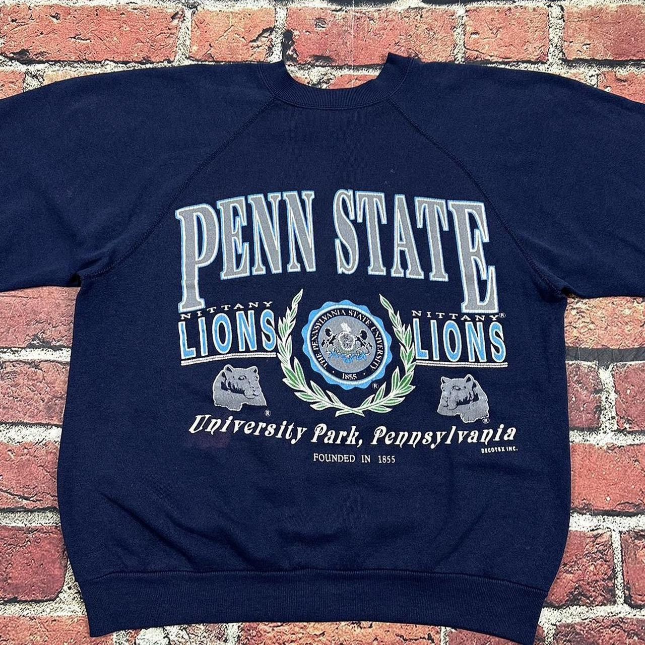 Tultex Vintage 90s Penn Sate University Nittany Lions Sweatshirt Size US L / EU 52-54 / 3 - 2 Thumbnail