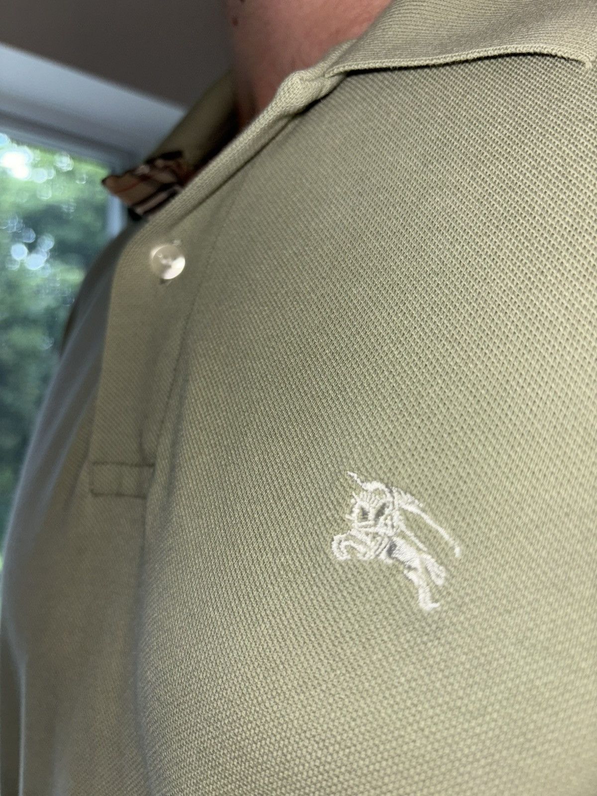 Burberry Green Burberry Polo Size US XL / EU 56 / 4 - 2 Thumbnail