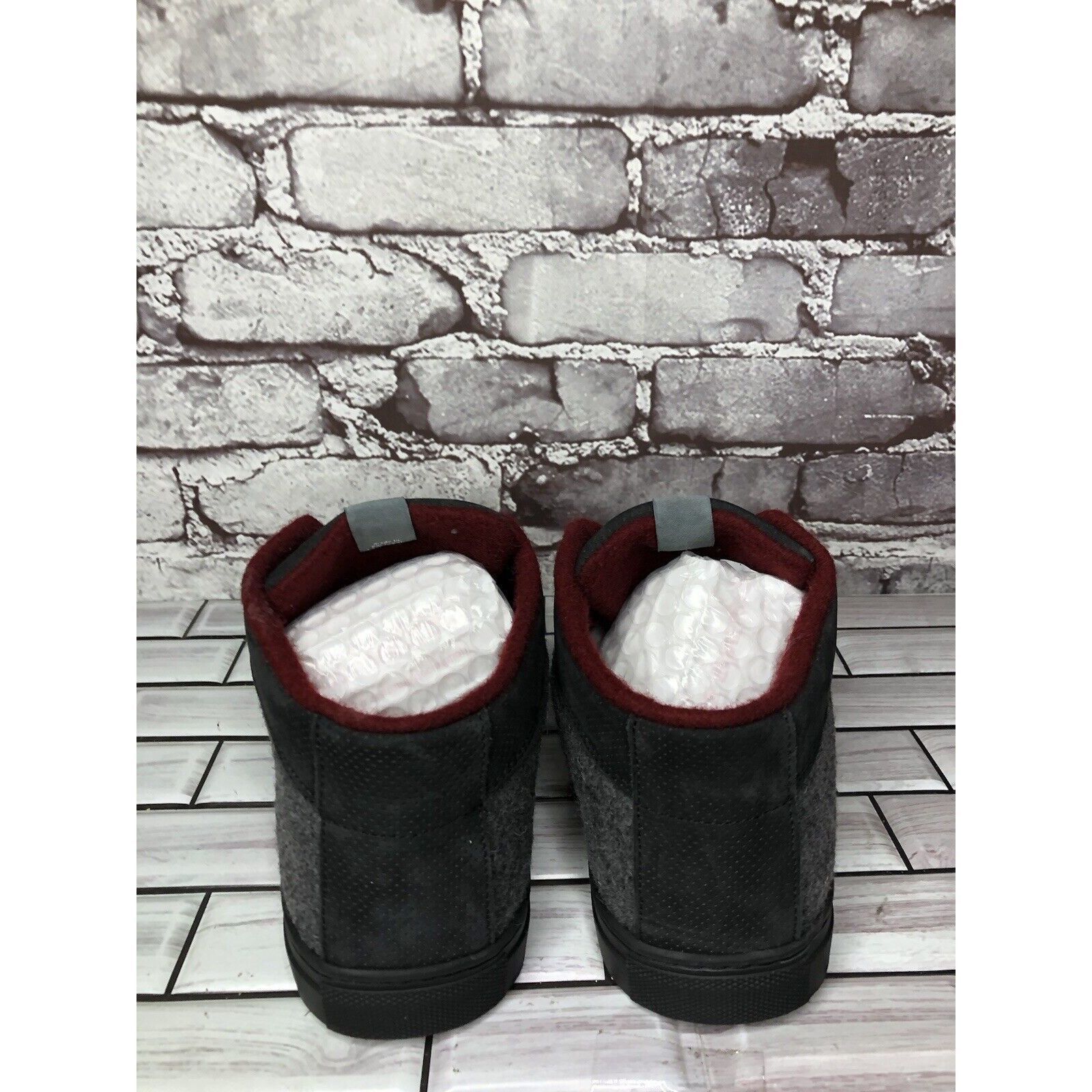 Other Baabuk Sky Wooler Gray High Top Wool Fabric Sneakers Shoes M Size US 9 / EU 42 - 4 Thumbnail