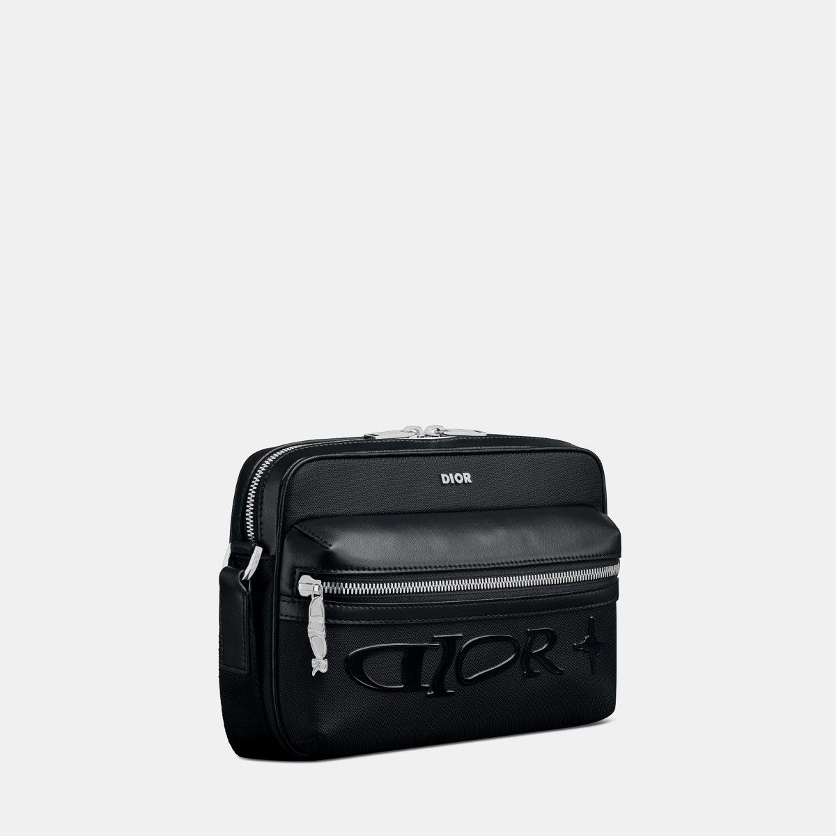 Dior o1bcso1str0226 Size:OS/2.0 Zipped Messenger Bag in Black Size ONE SIZE - 2 Thumbnail