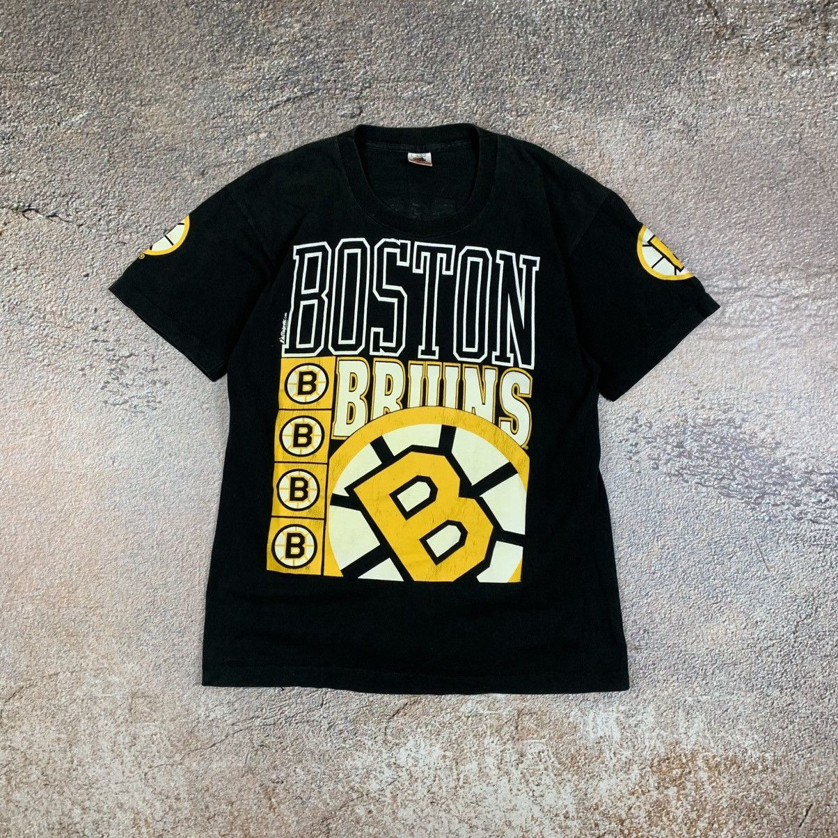 Vintage Boston Bruins 90s Majestic T Shirt Size US L / EU 52-54 / 3 - 1 Thumbnail
