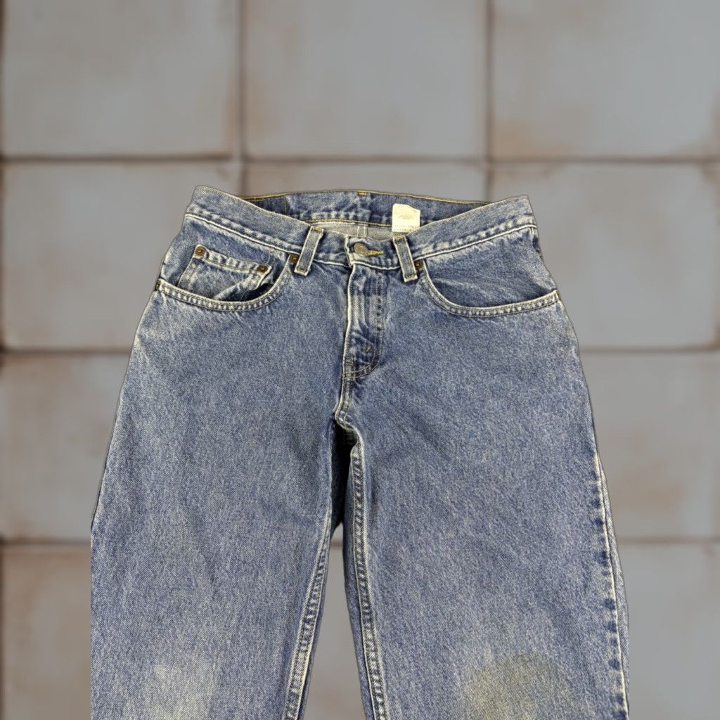 Levi's VINTAGE Levi's 550 Jeans Husky Fit 30x26 Blue Denim Straight Leg 90s Mens Jeans Size US 30 / EU 46 - 1 Thumbnail