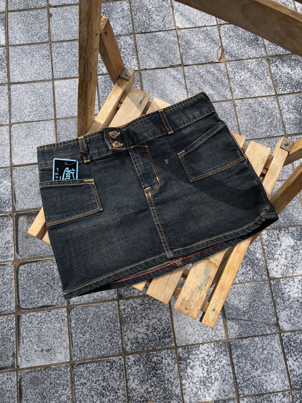 Vintage × Von Dutch Vintage Von Dutch mini skirt Y2K Size 27" / US 4 / IT 40 - 1 Thumbnail