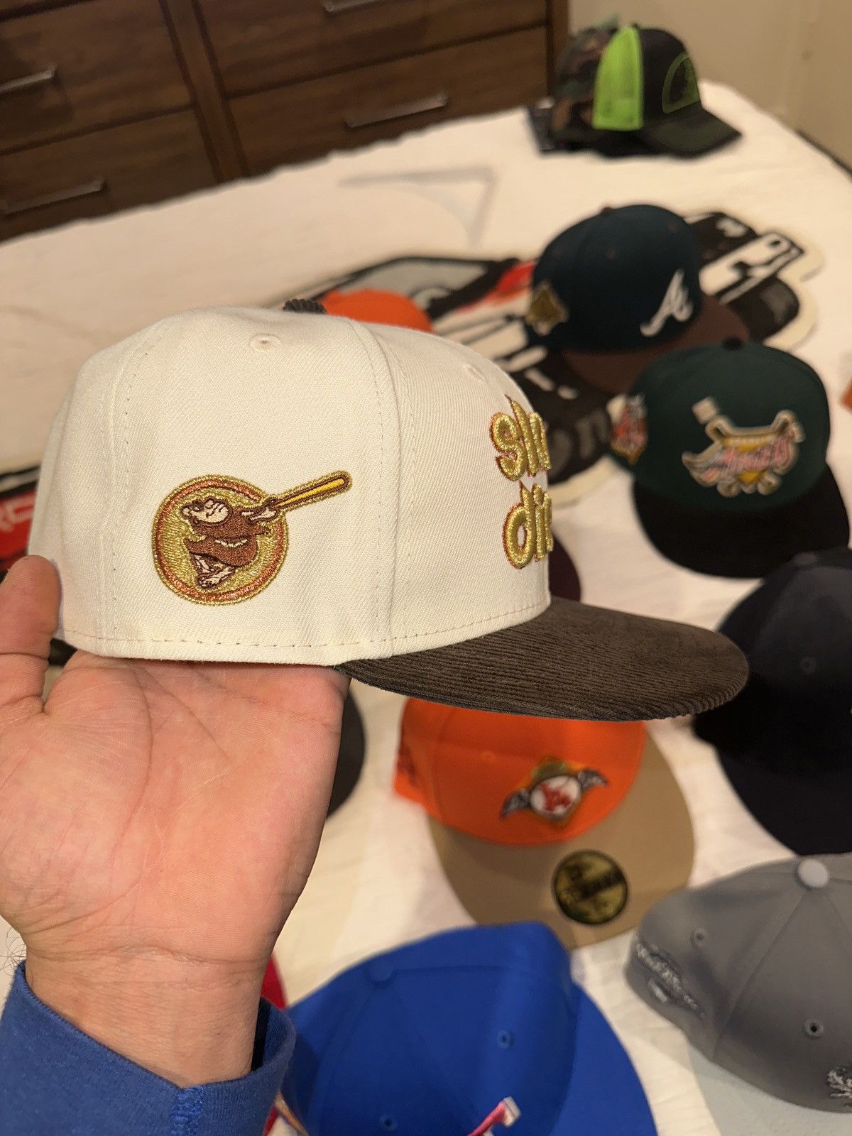 New Era San Diego Padres 7 1/8 “ slam diego “ Size ONE SIZE - 5 Thumbnail