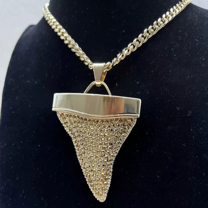 Givenchy Givenchy Givenchy Shark Tooth Gold Necklace -2507 Size ONE SIZE - 4 Thumbnail