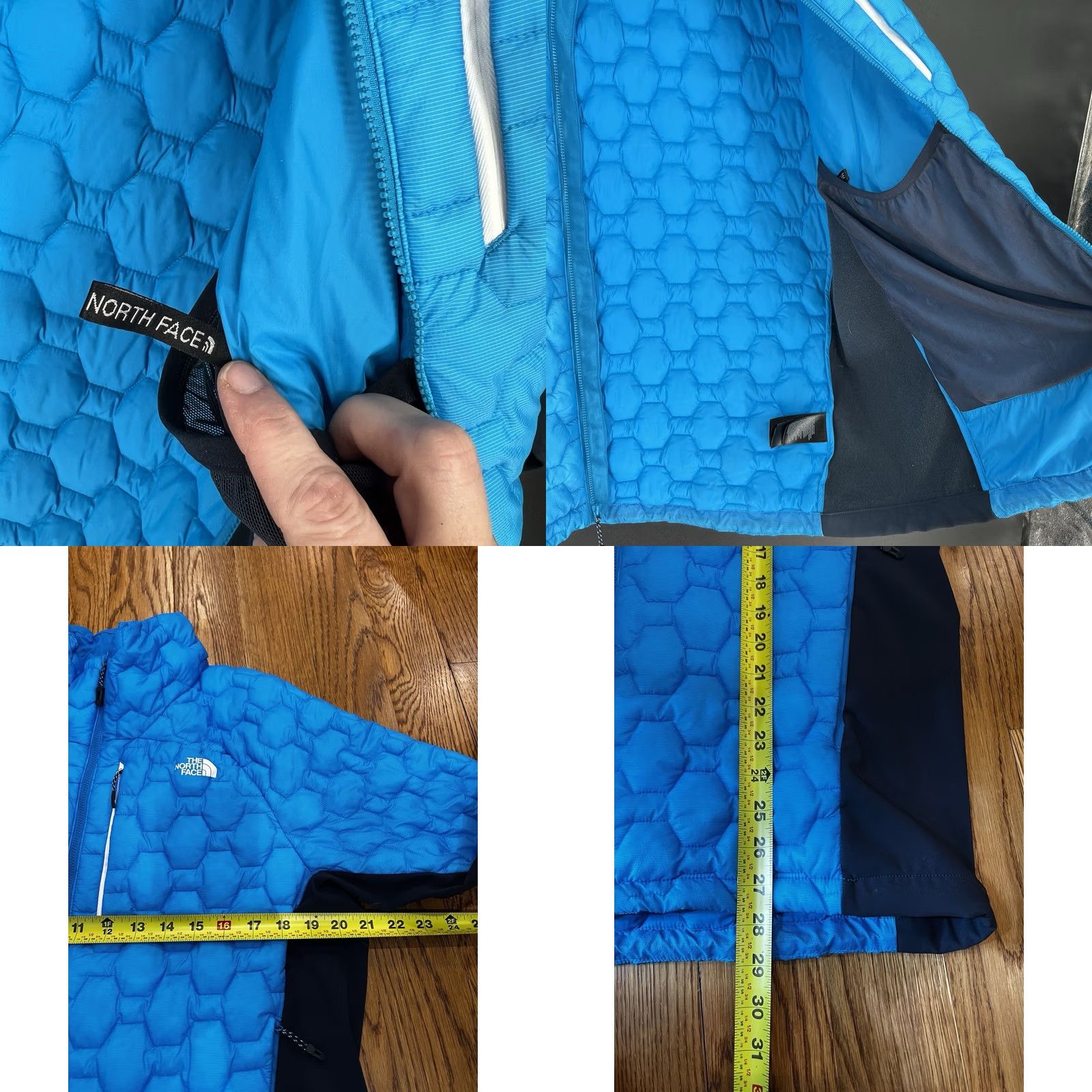 The North Face The North Face Thermoball Eco Puffer Jacket Blue Size Medium Full Zip Quilted Size US M / EU 48-50 / 2 - 10 Thumbnail
