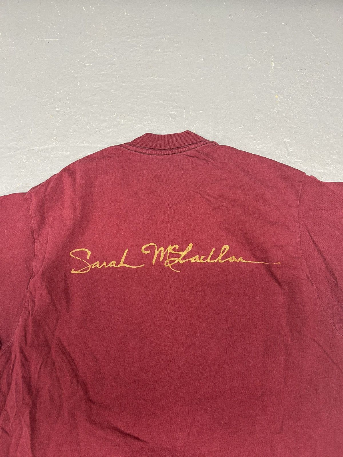 Band Tees × Vintage Crazy Vintage 90s Essenital Sarah McLachlan Band Tee Shirt Size US M / EU 48-50 / 2 - 2 Thumbnail