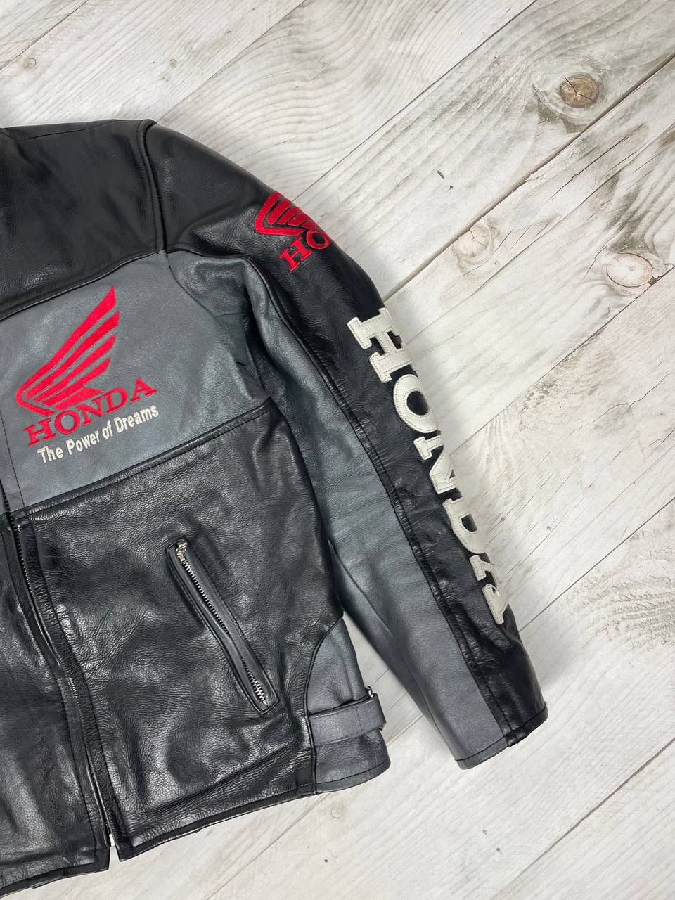 Honda Vintage Honda Racing Leather Motorcycle Jacket Moto Size US XS / EU 42 / 0 - 4 Thumbnail