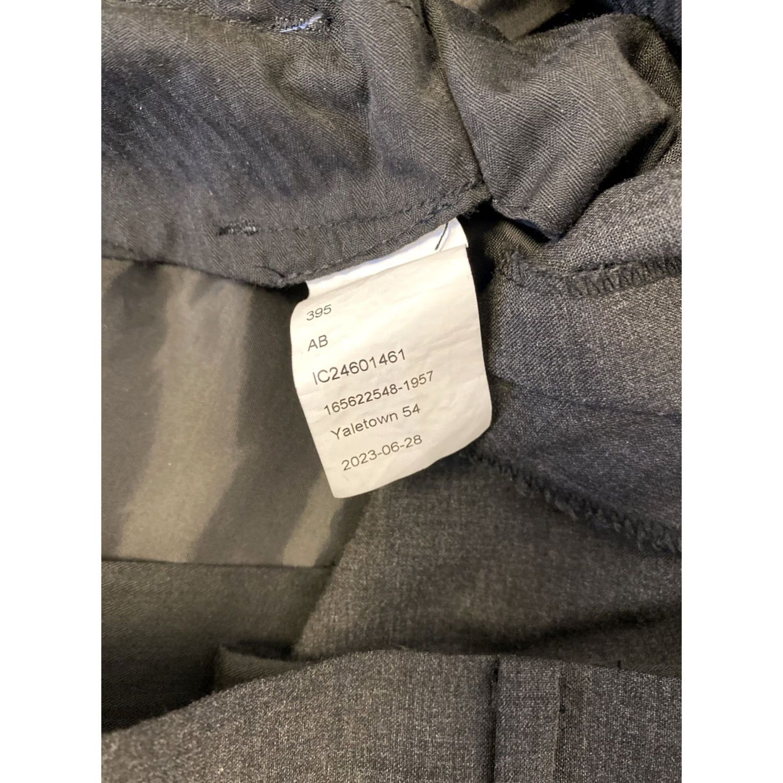 Vintage Indochino Dress Pants Men Size 36 Gray Wool Flat Front Trouser /0804 Size US 36 / EU 52 - 7 Thumbnail
