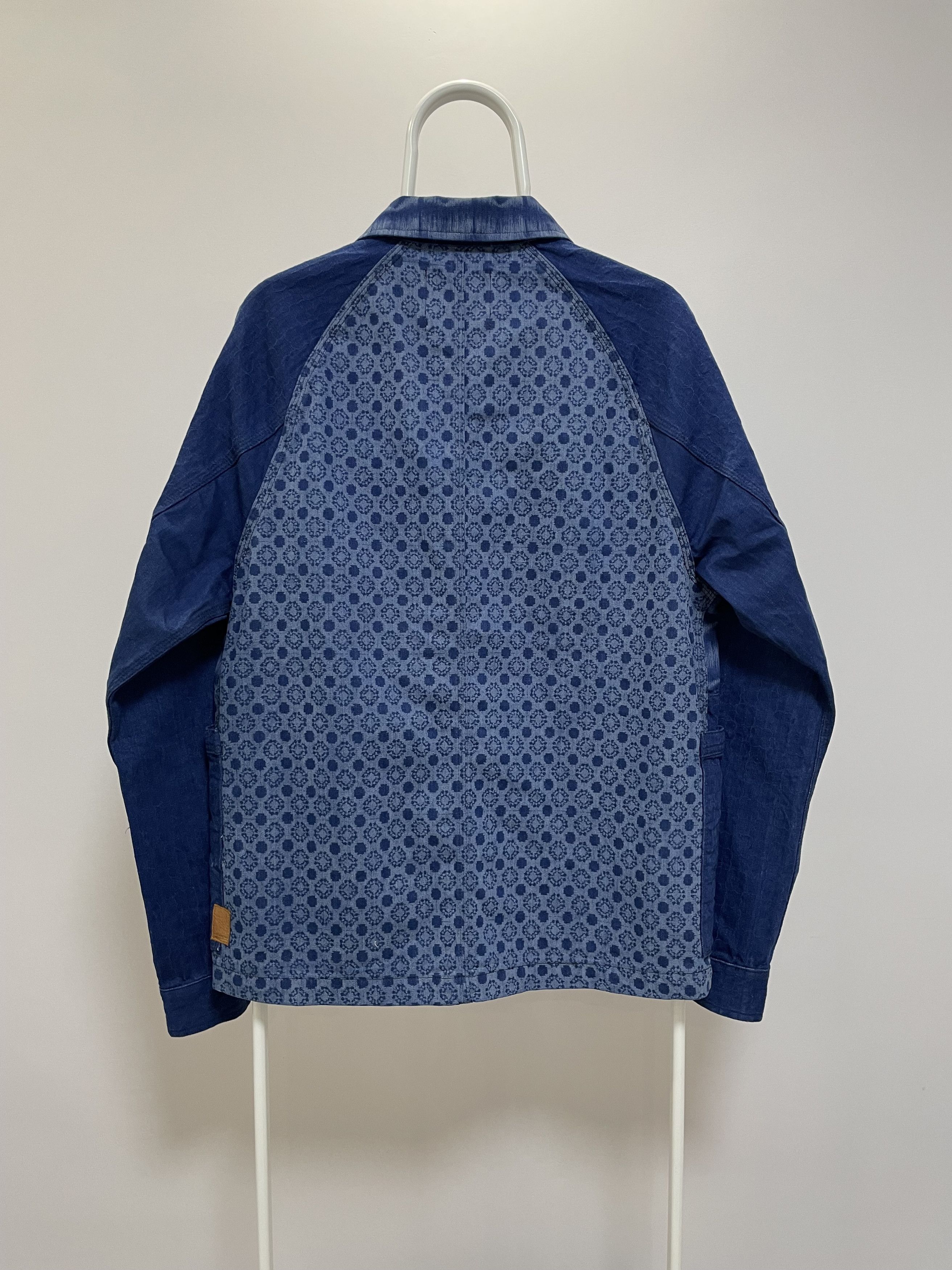 Scotch & Soda SCOTCH & SODA Ams Radio Blauw Denim Jacket Mr. Blue Printed Size US L / EU 52-54 / 3 - 4 Thumbnail