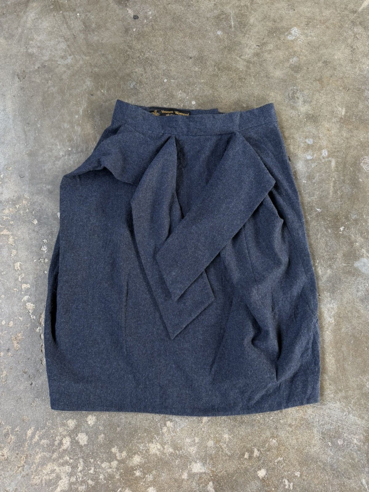 Vivienne Westwood Vintage Vivienne Westwood Anglomania Asymmetrical Wool Skirt Size 28" / US 6 / IT 42 - 11 Thumbnail