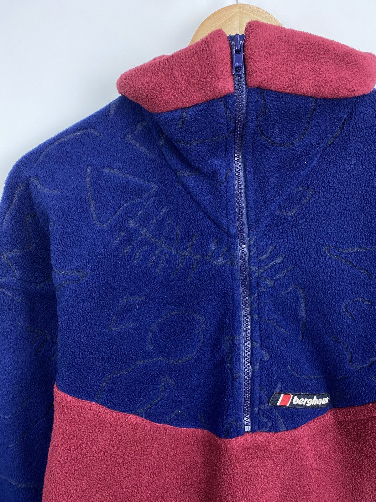 Berghaus 🇨🇭Vintage 90s Berghaus Polartec Fleece Zip Hoodie Rare Retro Size US M / EU 48-50 / 2 - 5 Thumbnail