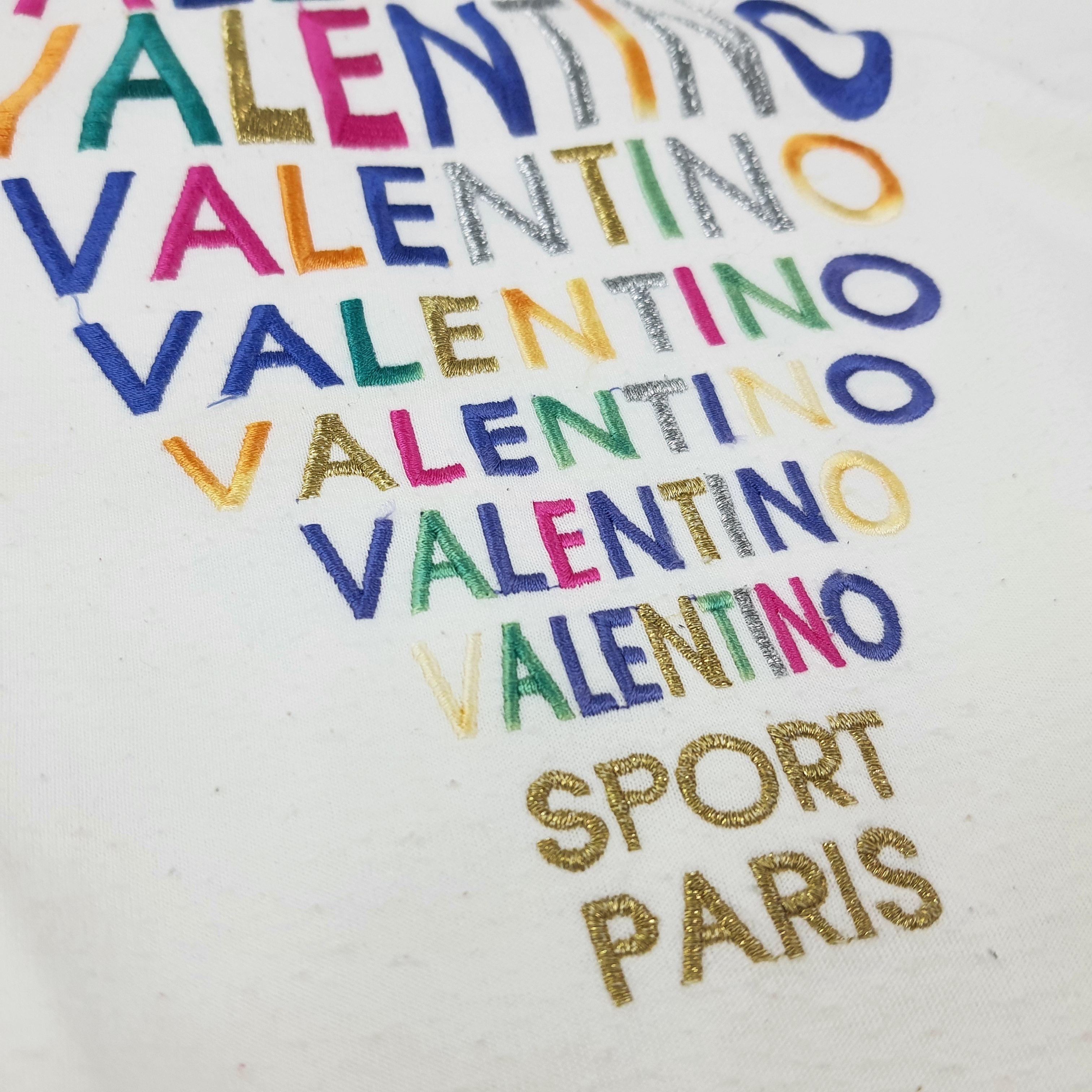 Valentino Vintage Valentino Christy Sport Paris Sweatshirt C243N20 Size US M / EU 48-50 / 2 - 2 Thumbnail