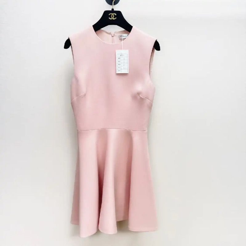 Dior Dior Summer Pink Sleeveless Dress 0089 Size S / US 4 / IT 40 - 1 Thumbnail