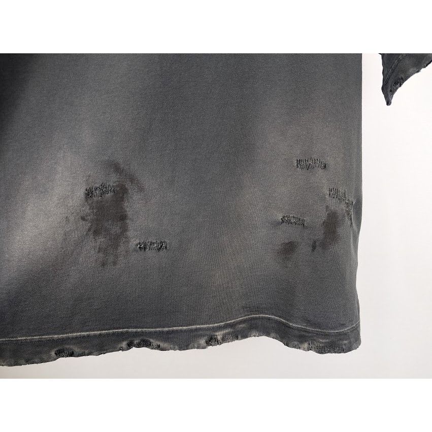 Palm Angels o1rshd1 Atcs Garment Dye Boxy T-Shirt in Black / White Size US XL / EU 56 / 4 - 6 Thumbnail