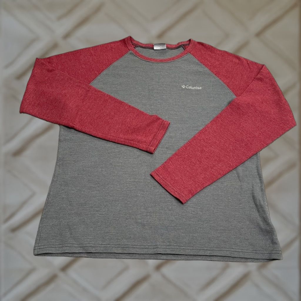 Vintage Columbia Shirt Mens Large Gray Crew Neck Long Sleeve T-Shirt Outdoor Casual Regular Size US L / EU 52-54 / 3 - 1 Thumbnail