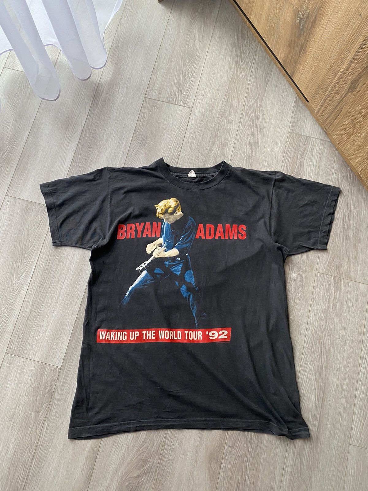 Band Tees × Vintage Bryan Adams 1992 vintage tour t-shirt fullprint England Size US XL / EU 56 / 4 - 1 Thumbnail