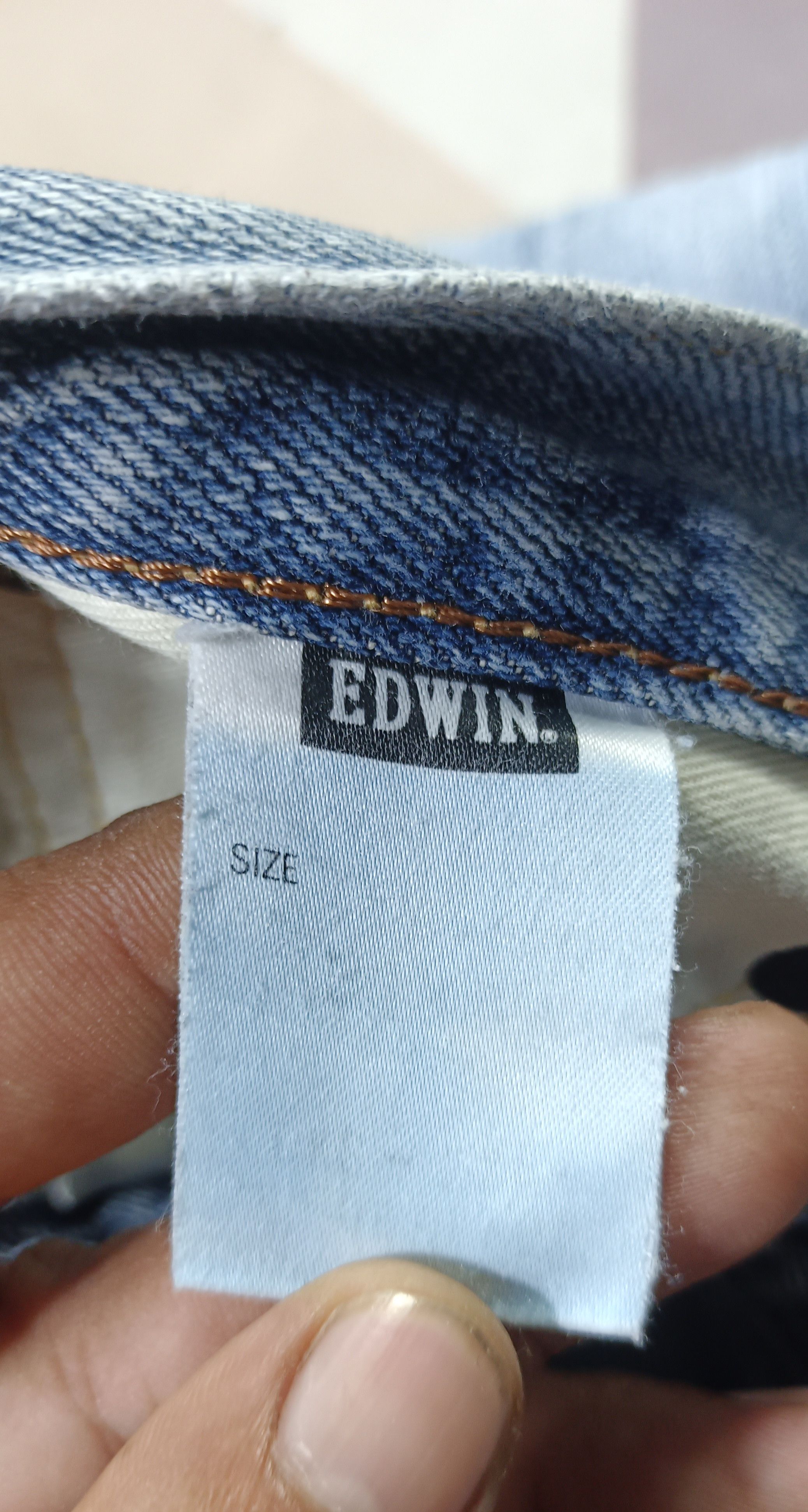 Edwin Edwin Selvedge 505z Orange tag Distressed Denim (30) Size US 30 / EU 46 - 14 Thumbnail