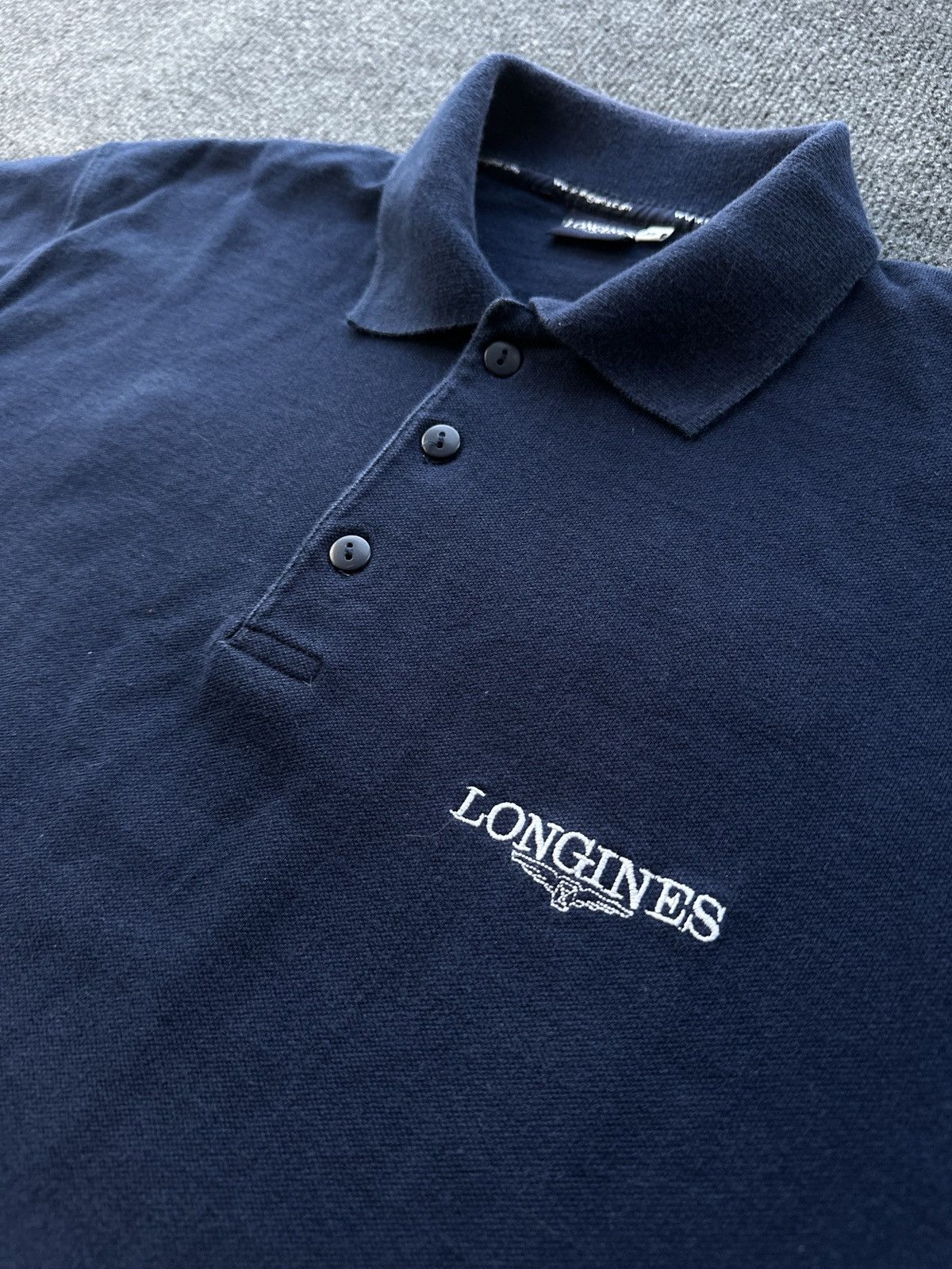 Longines LONGINES 🚨 LUXURY WATCH MEN TEE BLUE POLO BIG LOGO Size US XL / EU 56 / 4 - 6 Thumbnail