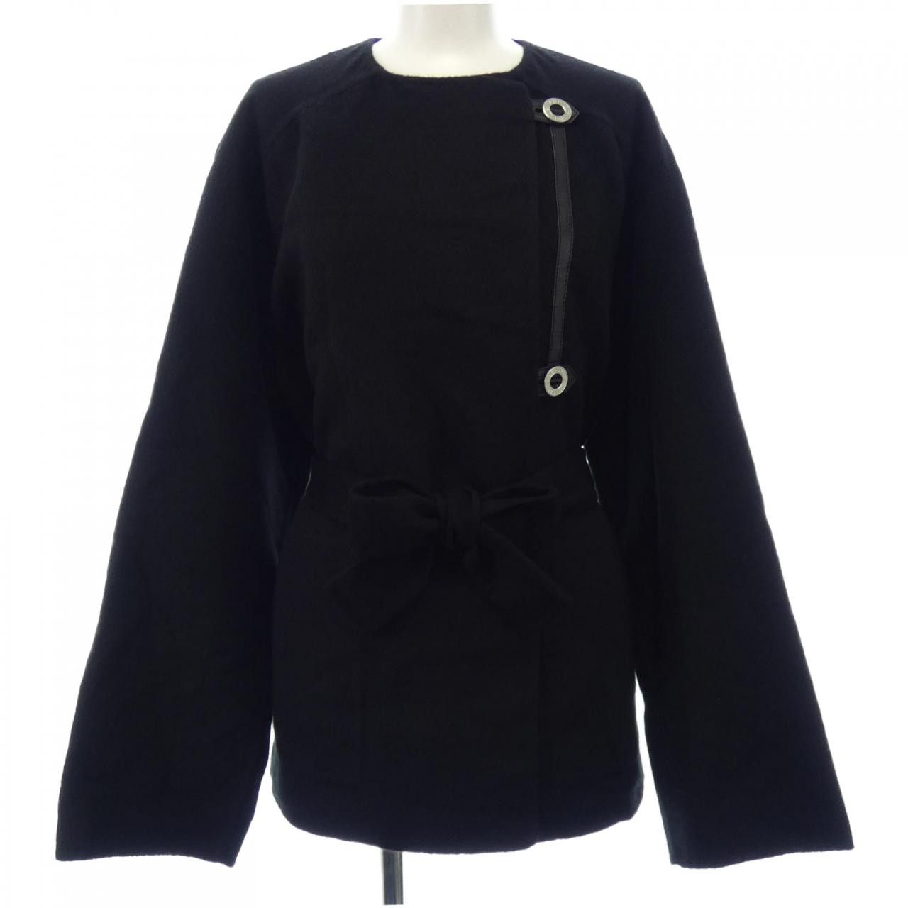 Hermes Hermes Hermès 2E0131DG Cashmere Jacket 38 Textile Outerwear DUTY FREE for USA Size ONE SIZE - 1 Thumbnail