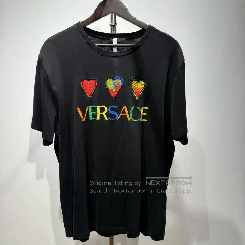 Versace Versace Black Cotton Blend XXXL T-Shirt . Size US XXL / EU 58 / 5 - 1 Thumbnail
