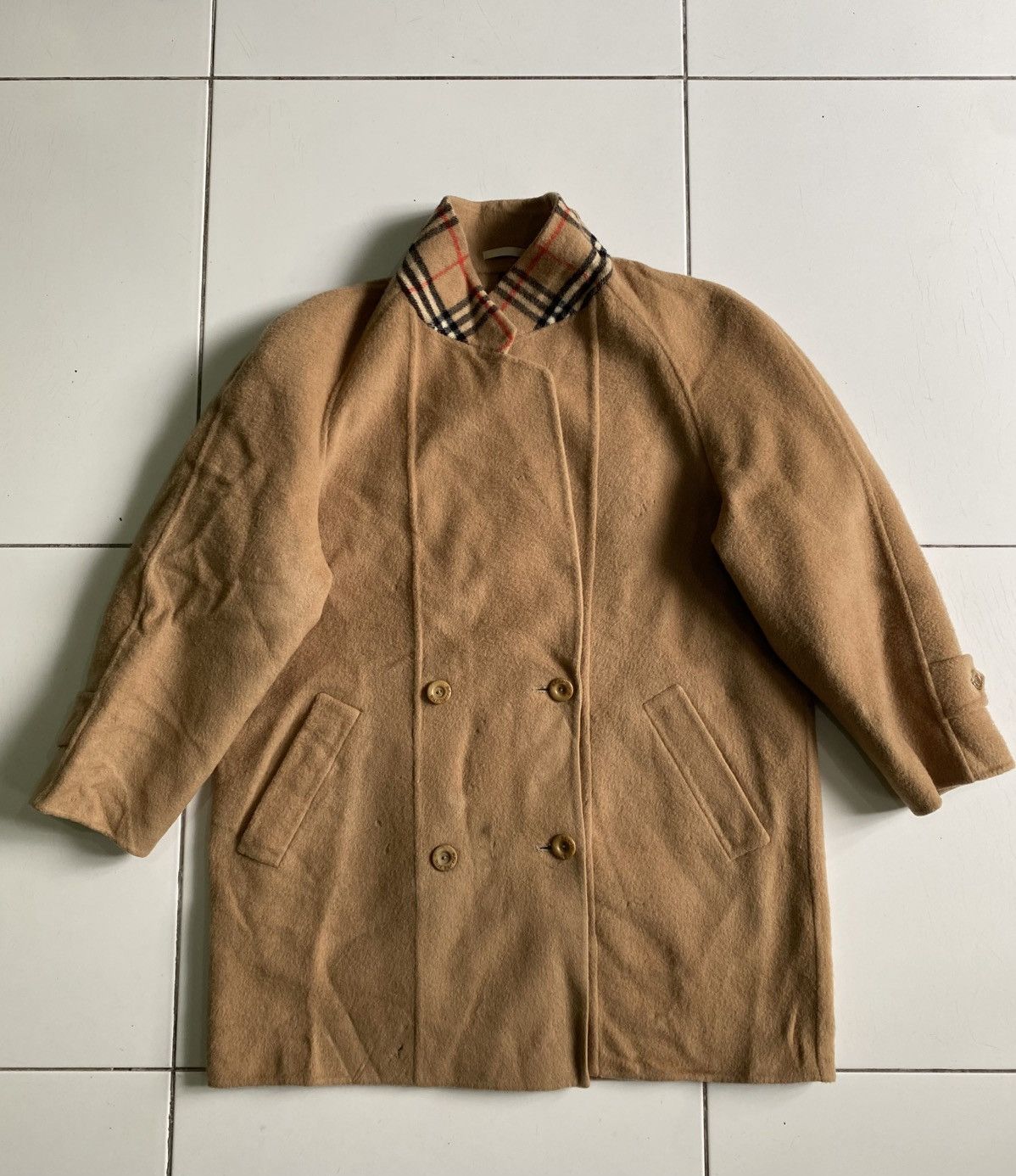 Burberry Burberry Nova check Wool Brown Coats Size US M / EU 48-50 / 2 - 1 Thumbnail
