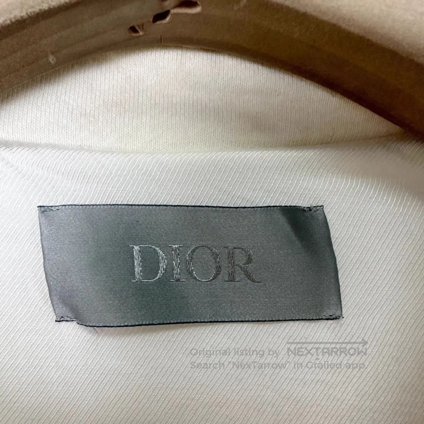 Dior White Zip-Front Collared Bomber Jacket. Size US XL / EU 56 / 4 - 5 Thumbnail