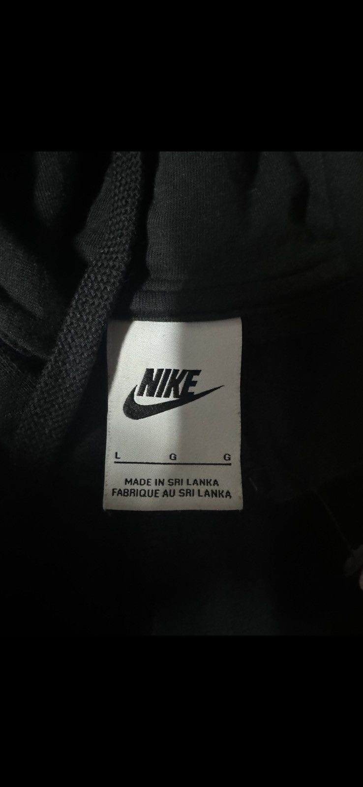 Nike Nike Full Zip Hoodie Black Men’s Large Size US L / EU 52-54 / 3 - 2 Thumbnail