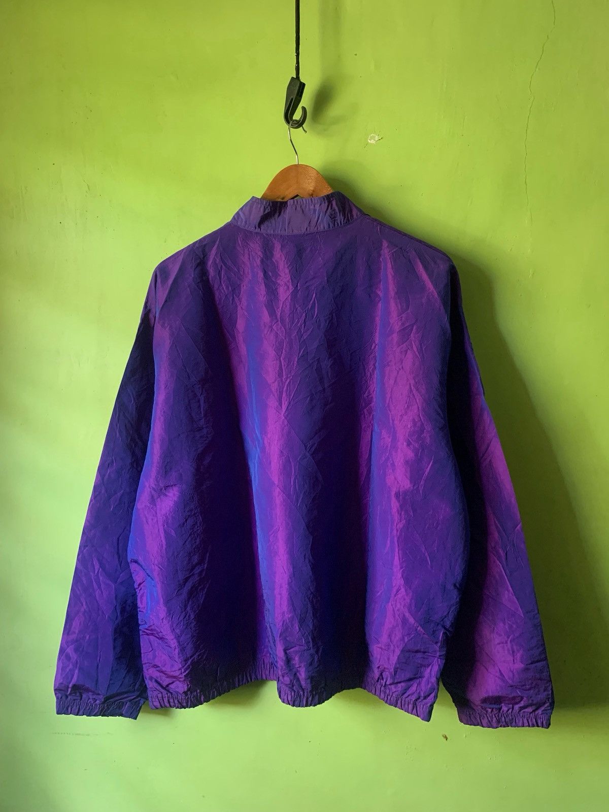 Vintage Vintage 1990s Surfstyle iridescent quarter zip windbreaker Size US XXL / EU 58 / 5 - 3 Thumbnail