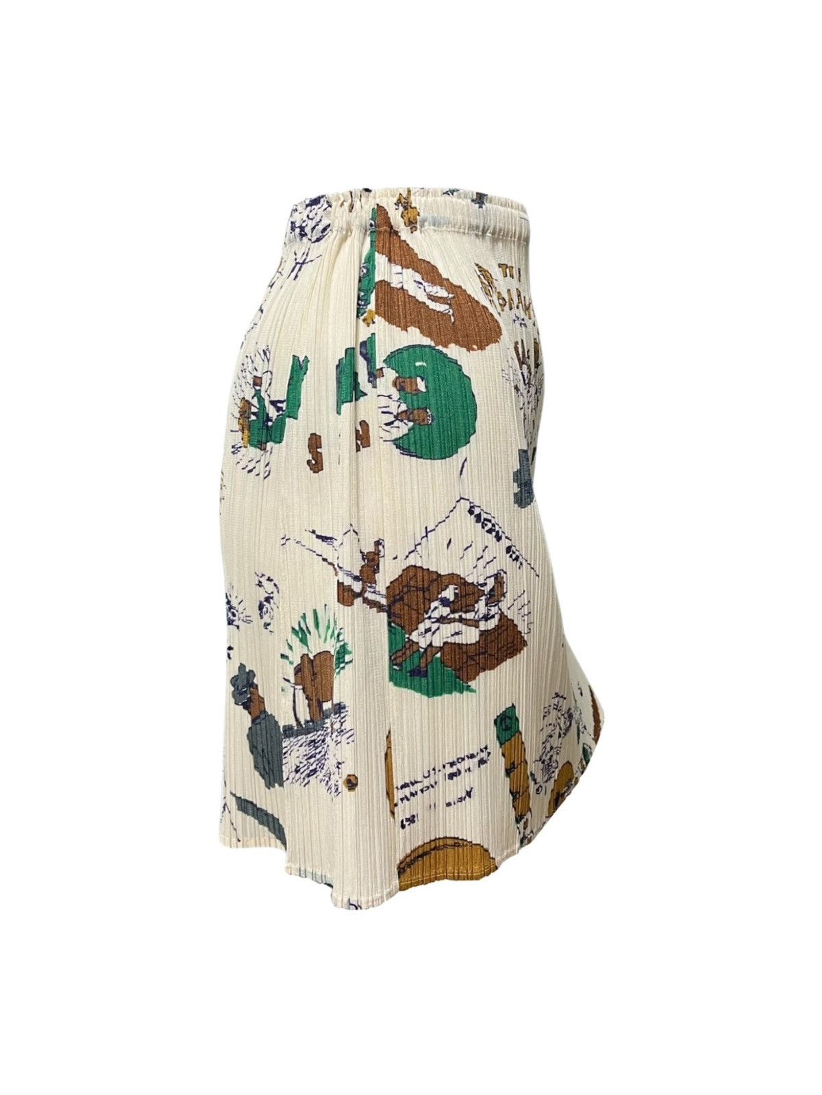 Pleats Please Issey Miyake PLEATS PLEASE ISSEY MIYAKE × TERRY JOHNSON F/W 2013 Skirt Size 27" / US 4 / IT 40 - 3 Thumbnail