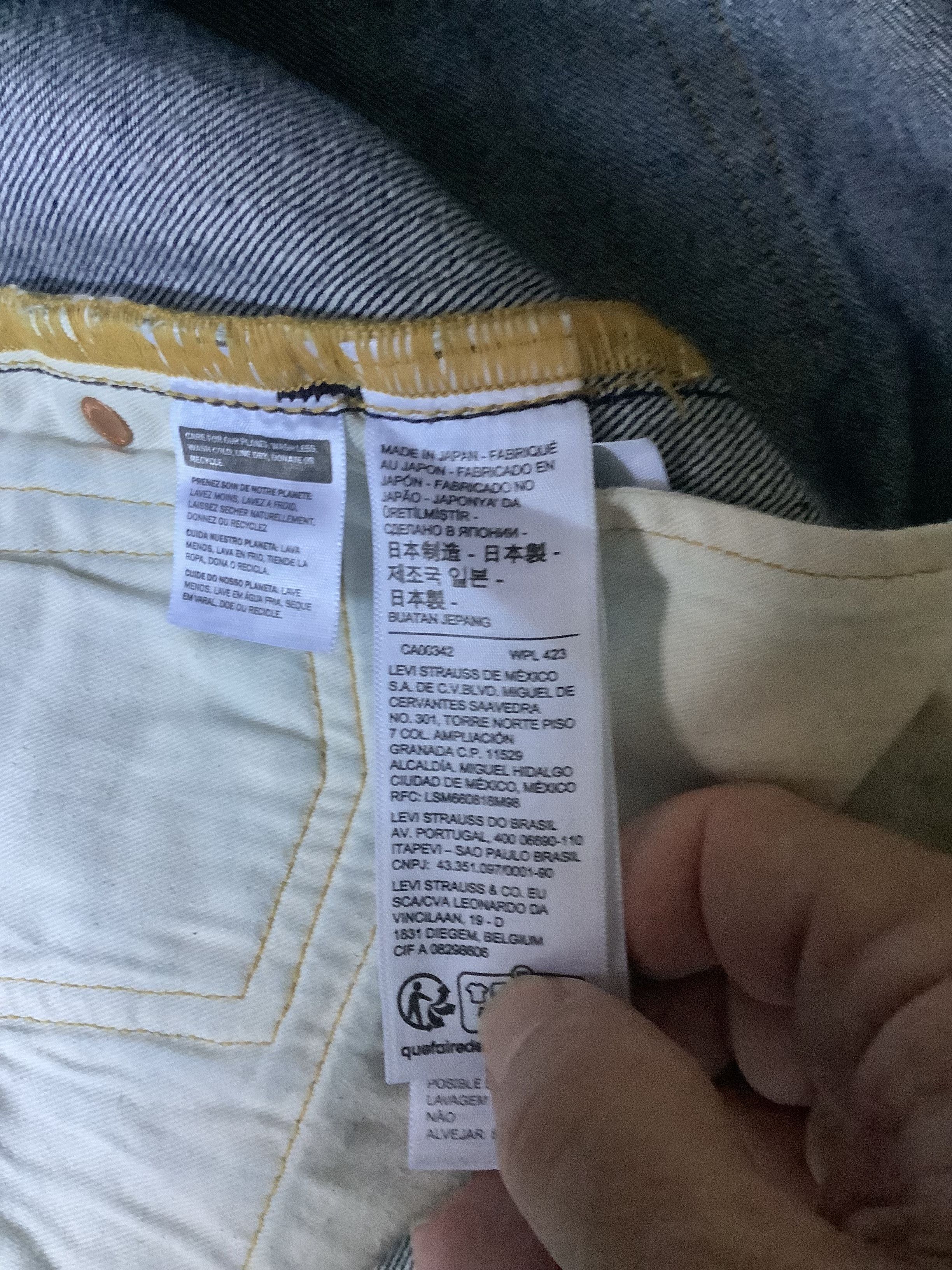 Levi's Levis Blue Label - Made in Japan - 501 Size US 34 / EU 50 - 7 Thumbnail