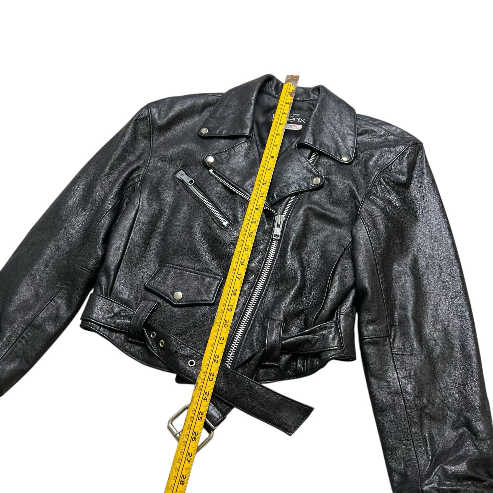 Vintage Vintage Outerwear by Phoenix Rose Heart Leather Jacket M Size M / US 6-8 / IT 42-44 - 4 Thumbnail