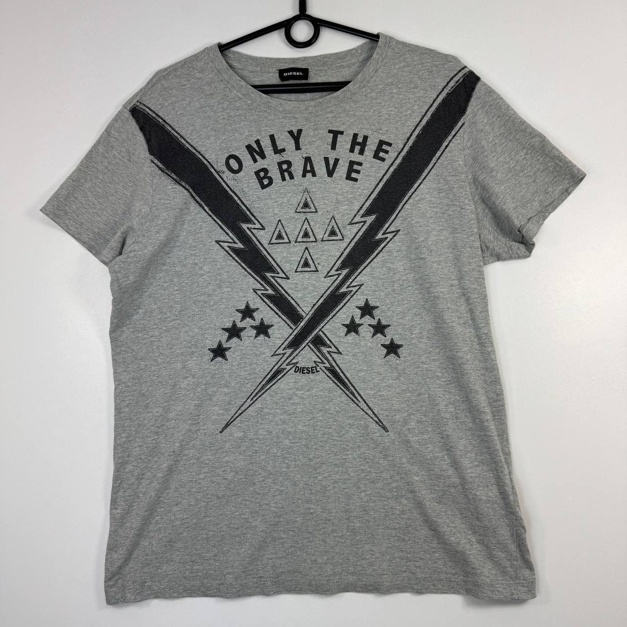 Diesel Diesel Only The Brave Graphic T-Shirt Grey Mens Size L Size US L / EU 52-54 / 3 - 1 Thumbnail
