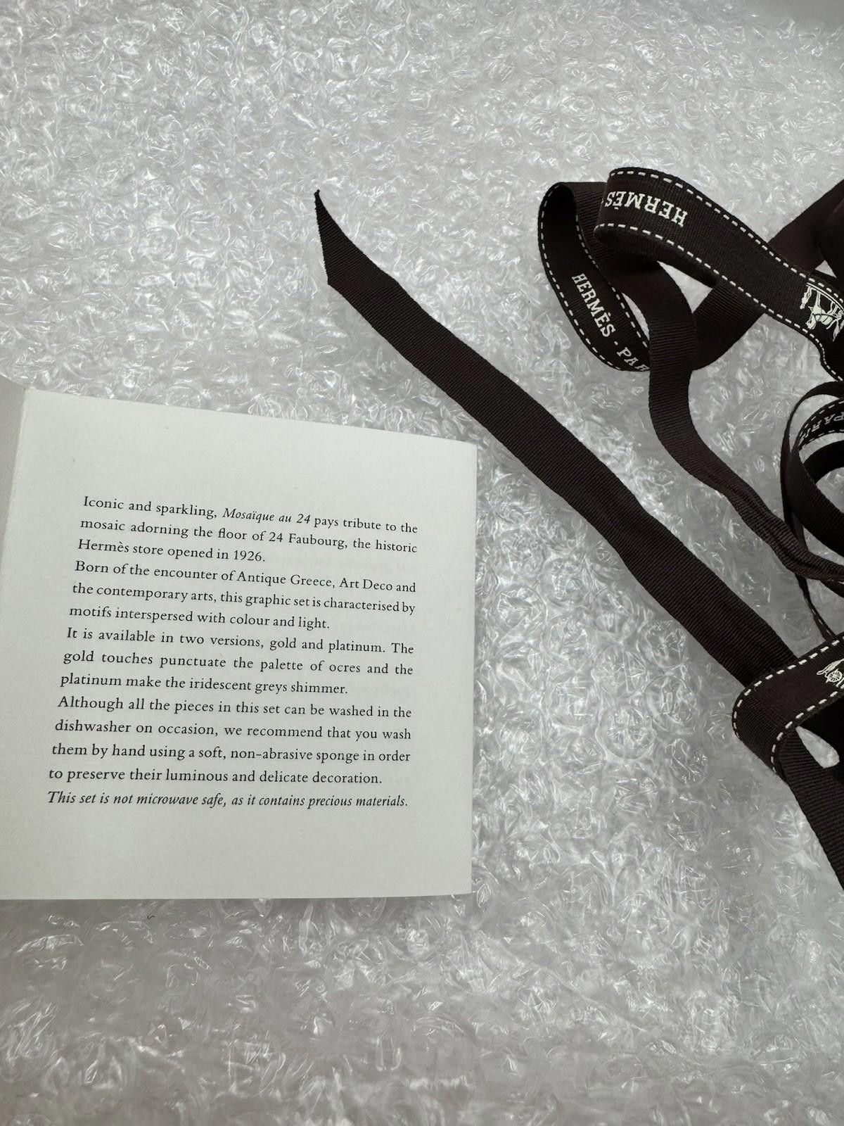 Hermes Hermes 11 by 11 4 Empty Authentic Box Only w/ Ribbons Slip N Size ONE SIZE - 8 Thumbnail