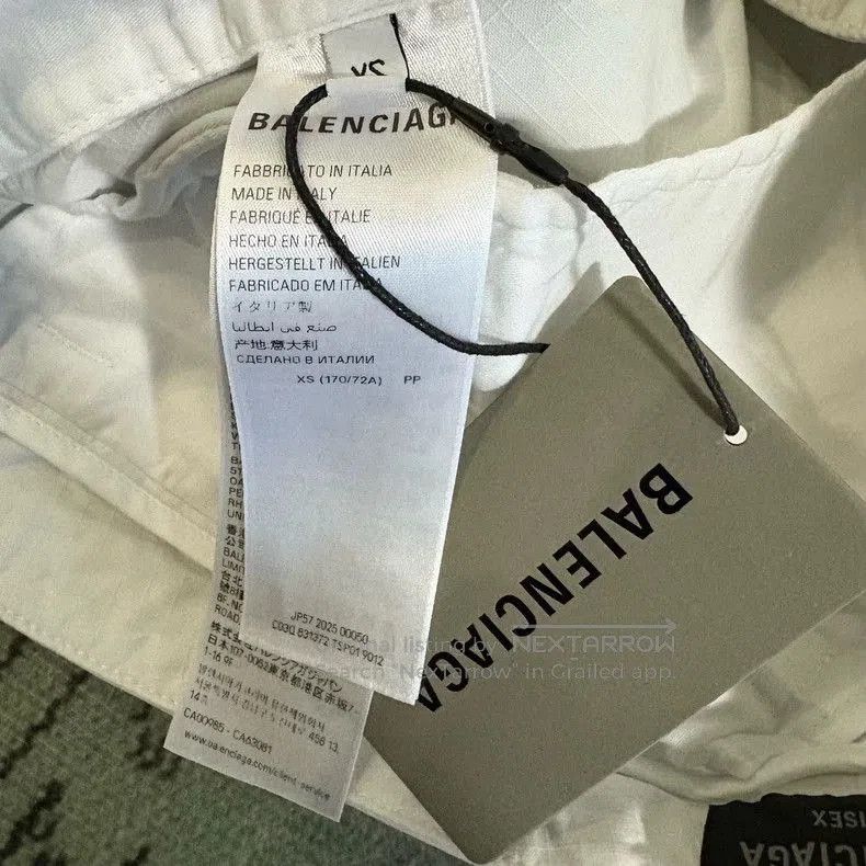 Balenciaga Balenciaga 25SS White Distressed Cargo Pants. Size US 26 / EU 42 - 4 Thumbnail