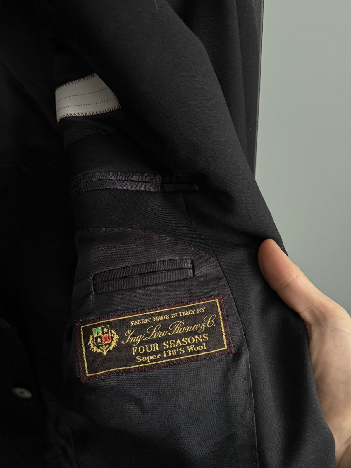 Loro Piana Caesar Ing. Loro Piana Italy Blazer Size 50 Size 50R - 15 Thumbnail