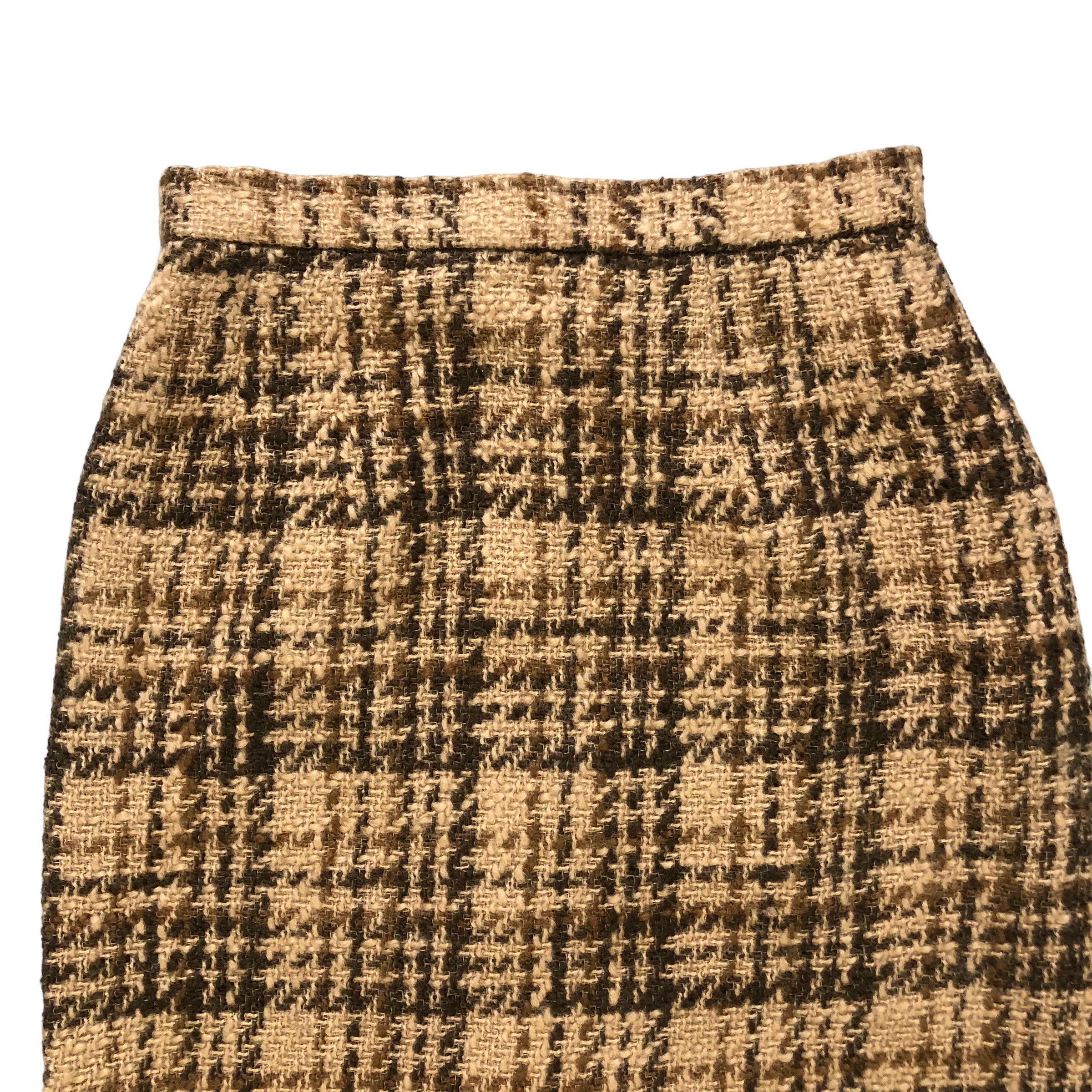 Balenciaga BALENCIAGA WOOL TARTAN SKIRTS #7292-126 Size 26" / US 2 / IT 38 - 2 Thumbnail