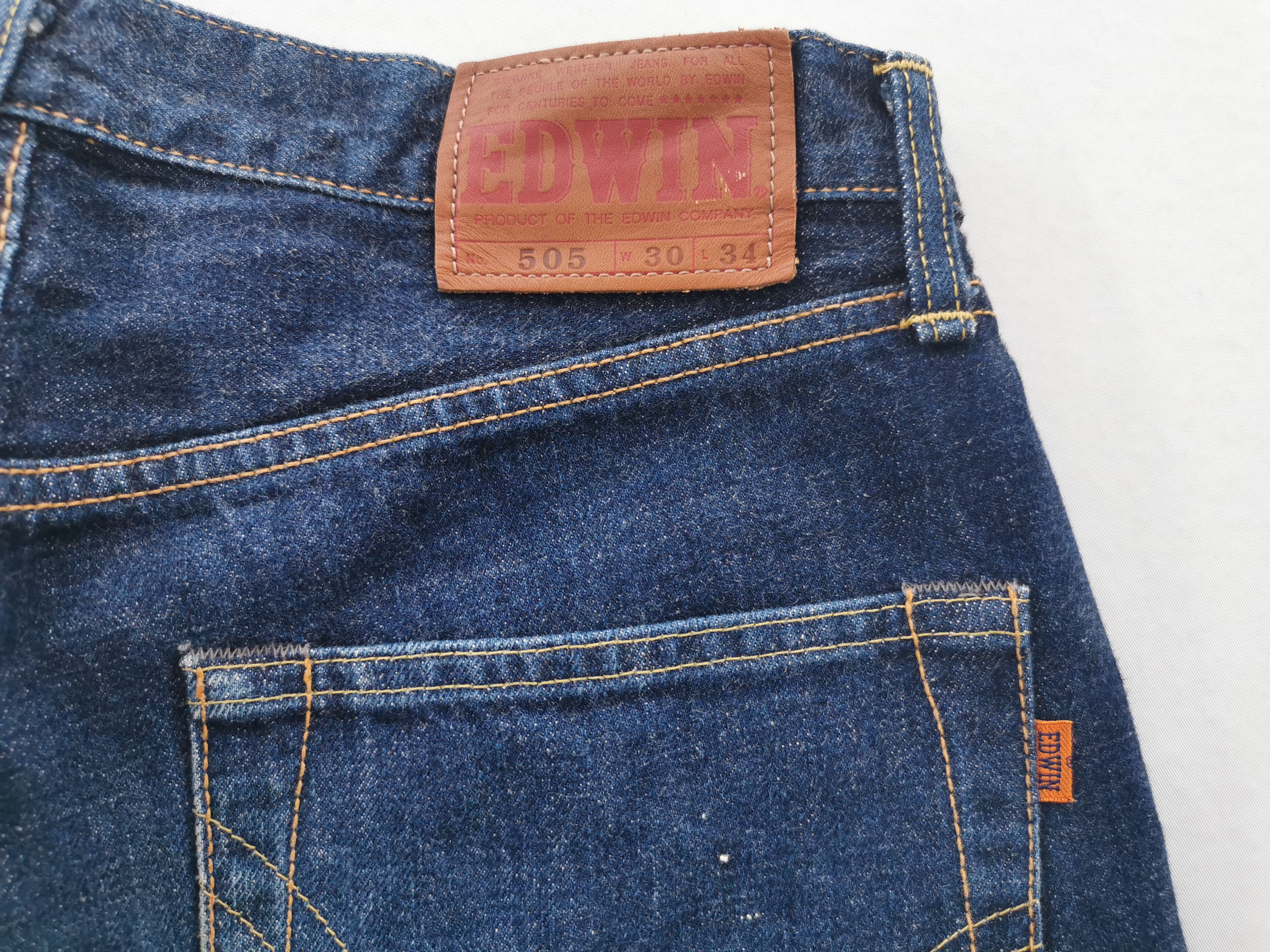 Edwin Vintage Edwin Lot 505 Selvedge Denim Made In Japan Size 32 Size US 32 / EU 48 - 7 Thumbnail